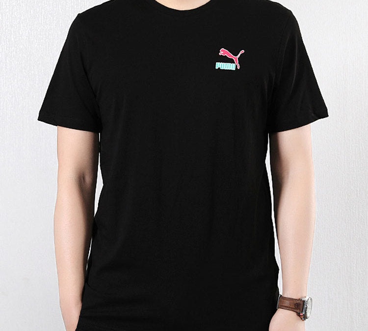 PUMA Graphic Logo Tee 'Black' 579124-01 - 3