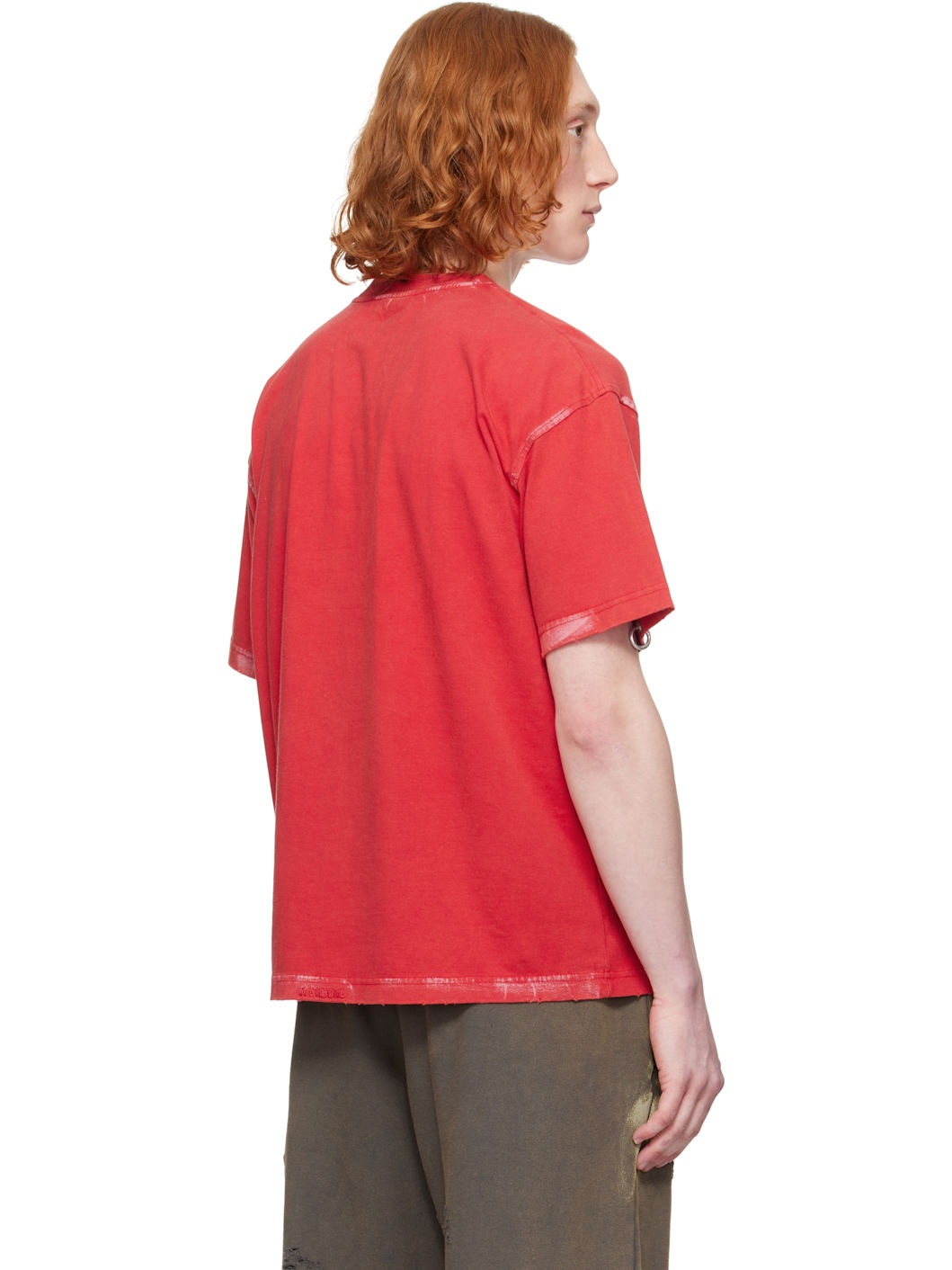 Red Pierced T-shirt - 3