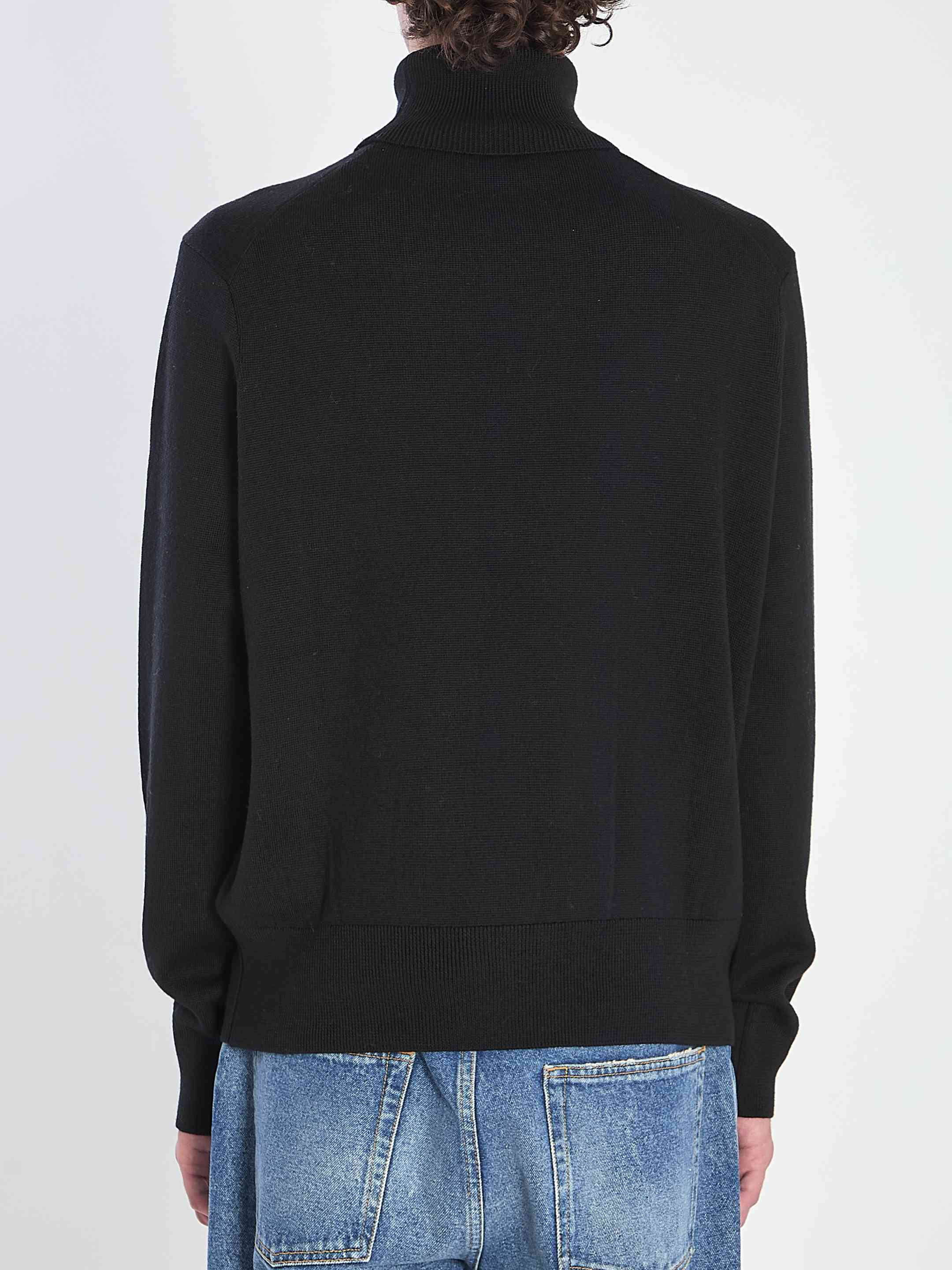 Ami Paris Men Ami De Coeur Turtleneck Sweater - 4