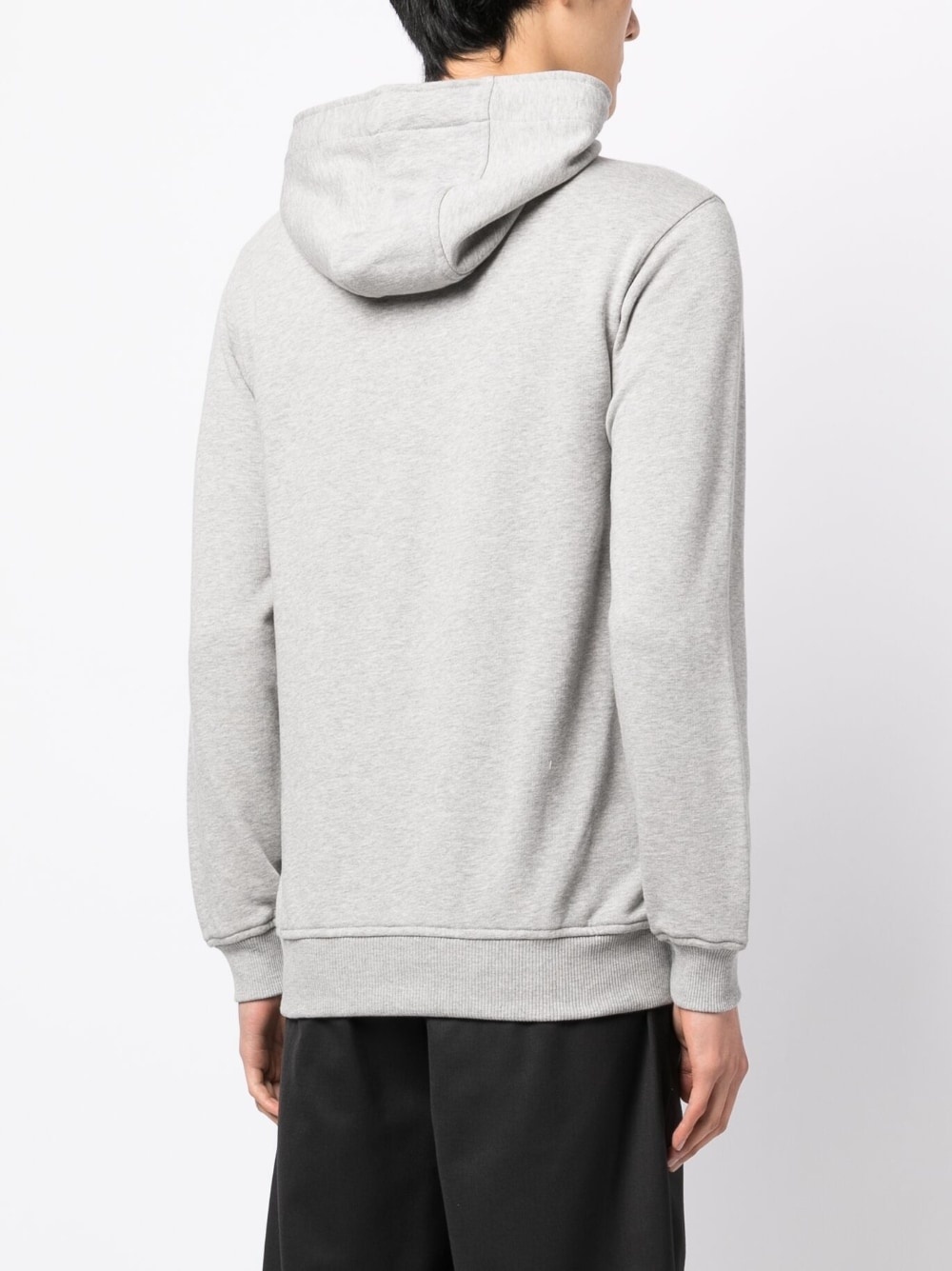 graphic-print cotton hoodie - 4