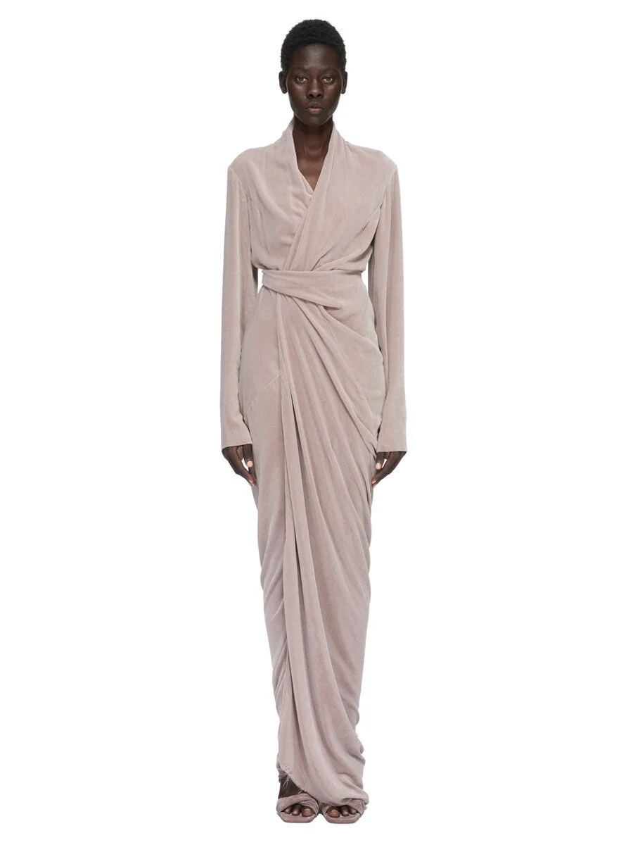 LONG WRAP GOWN - 1