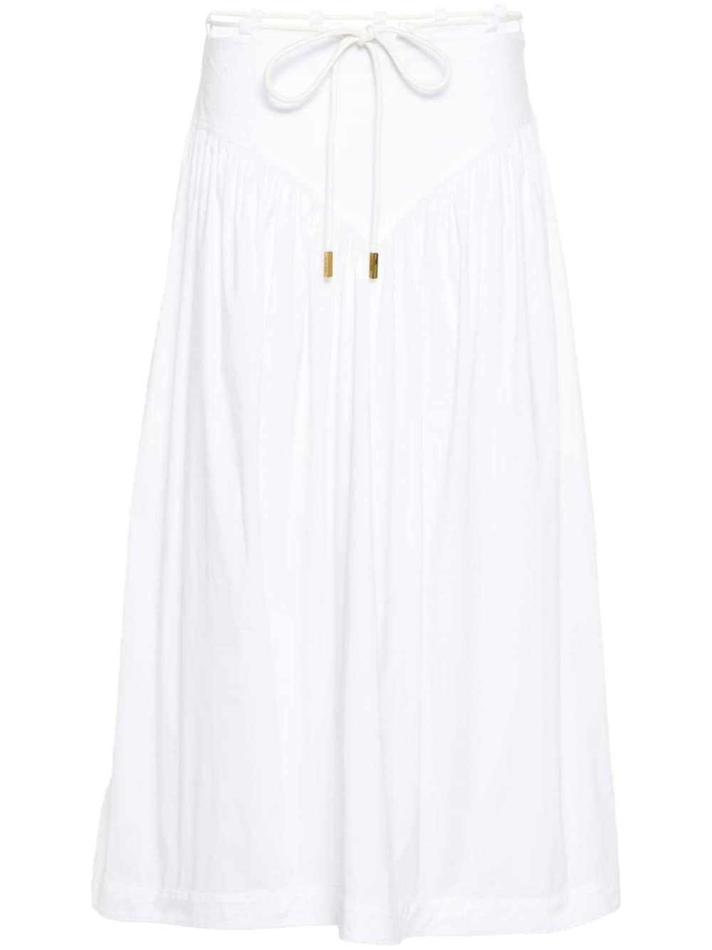 Grinch drawstring midi skirt - 1