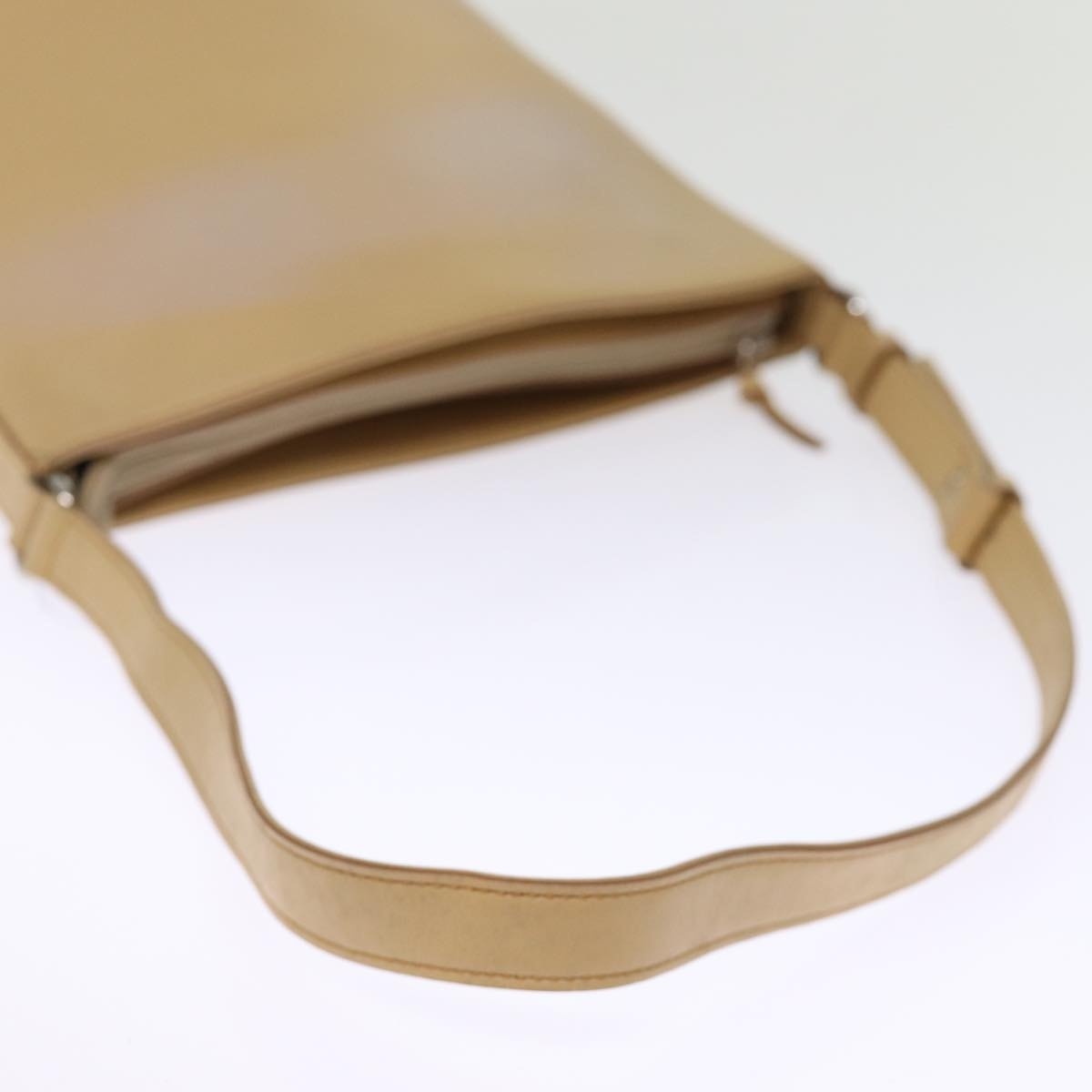 Burberry Shoulder Bag Suede Leather Beige - 7
