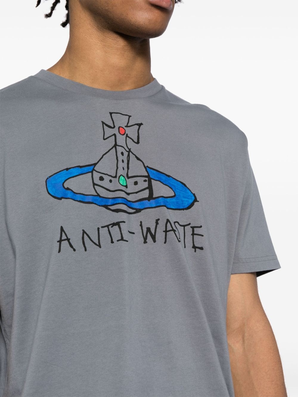 logo-print cotton T-shirt - 5