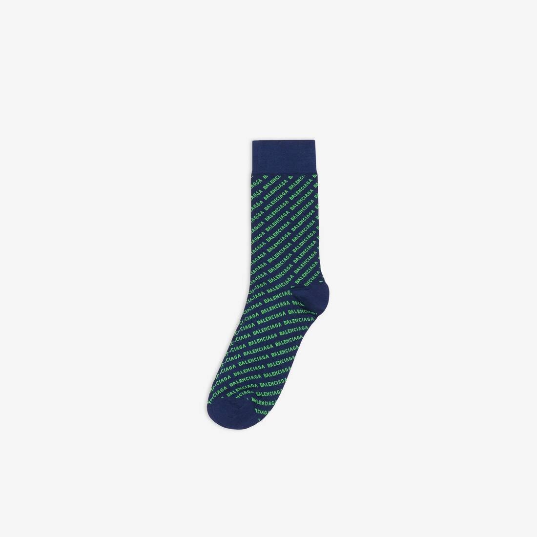 Men's Allover Logo Socks in Blue/green - 2