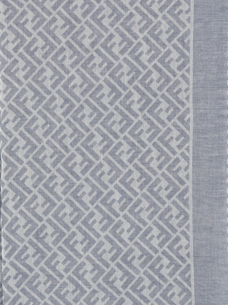 FENDI FF-motif cotton scarf outlook