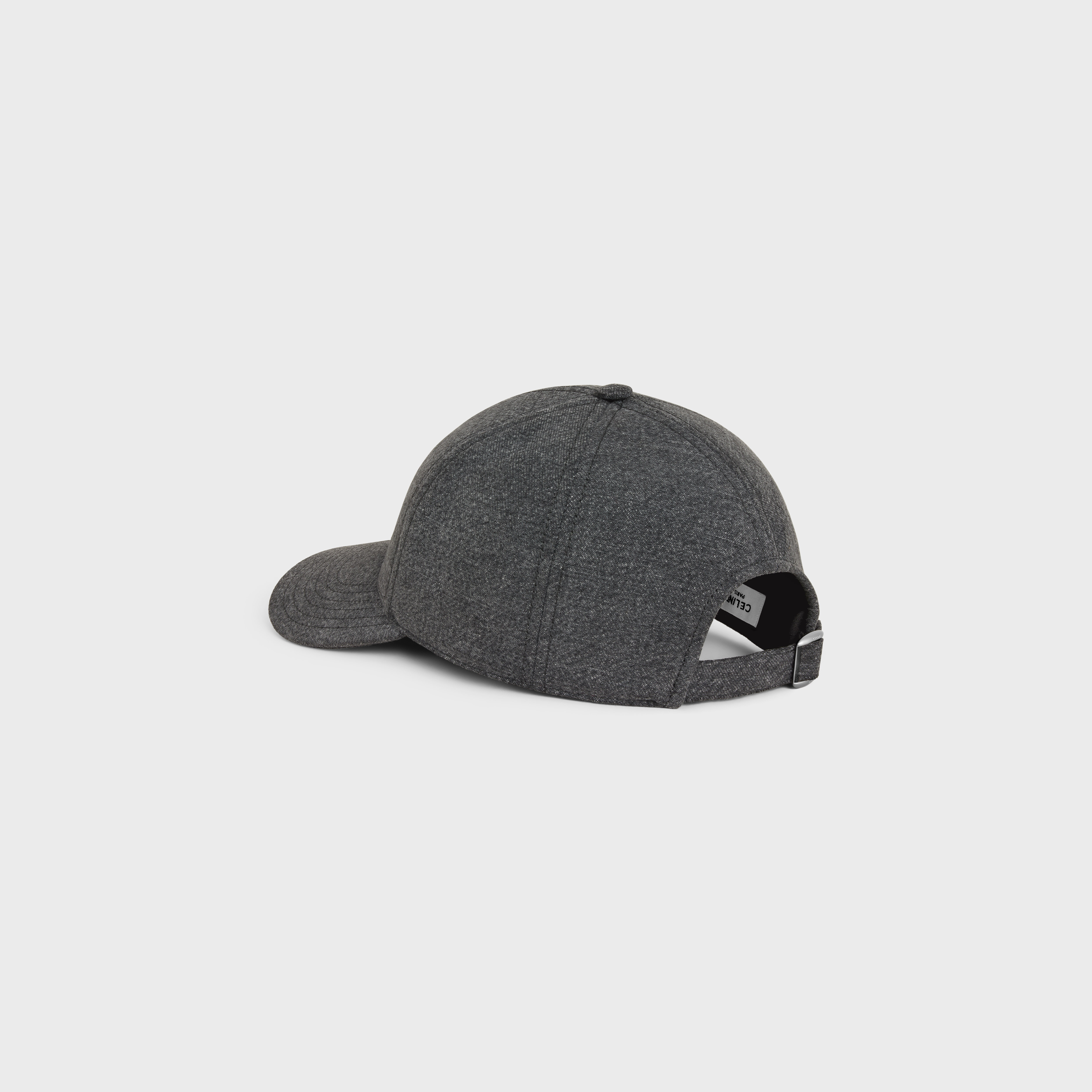 Initial cap in vintage black denim - 4