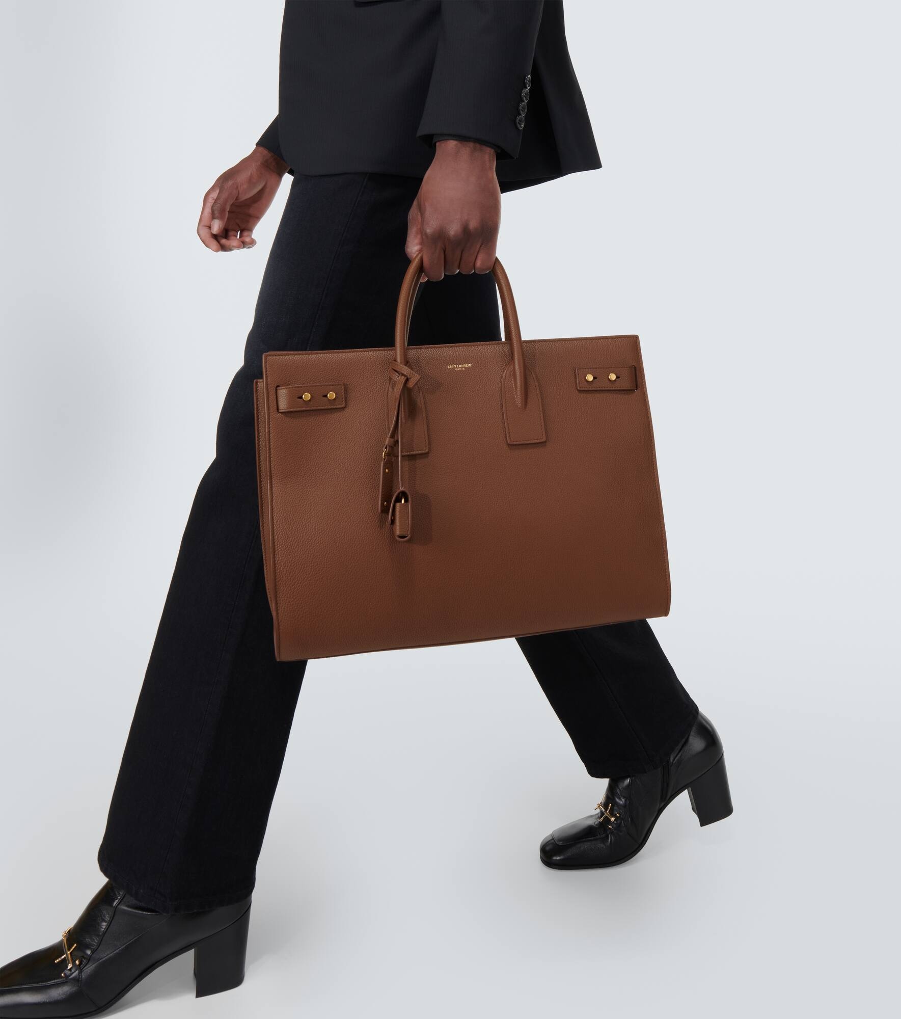 Sac de Jour Thin Large leather tote bag - 3