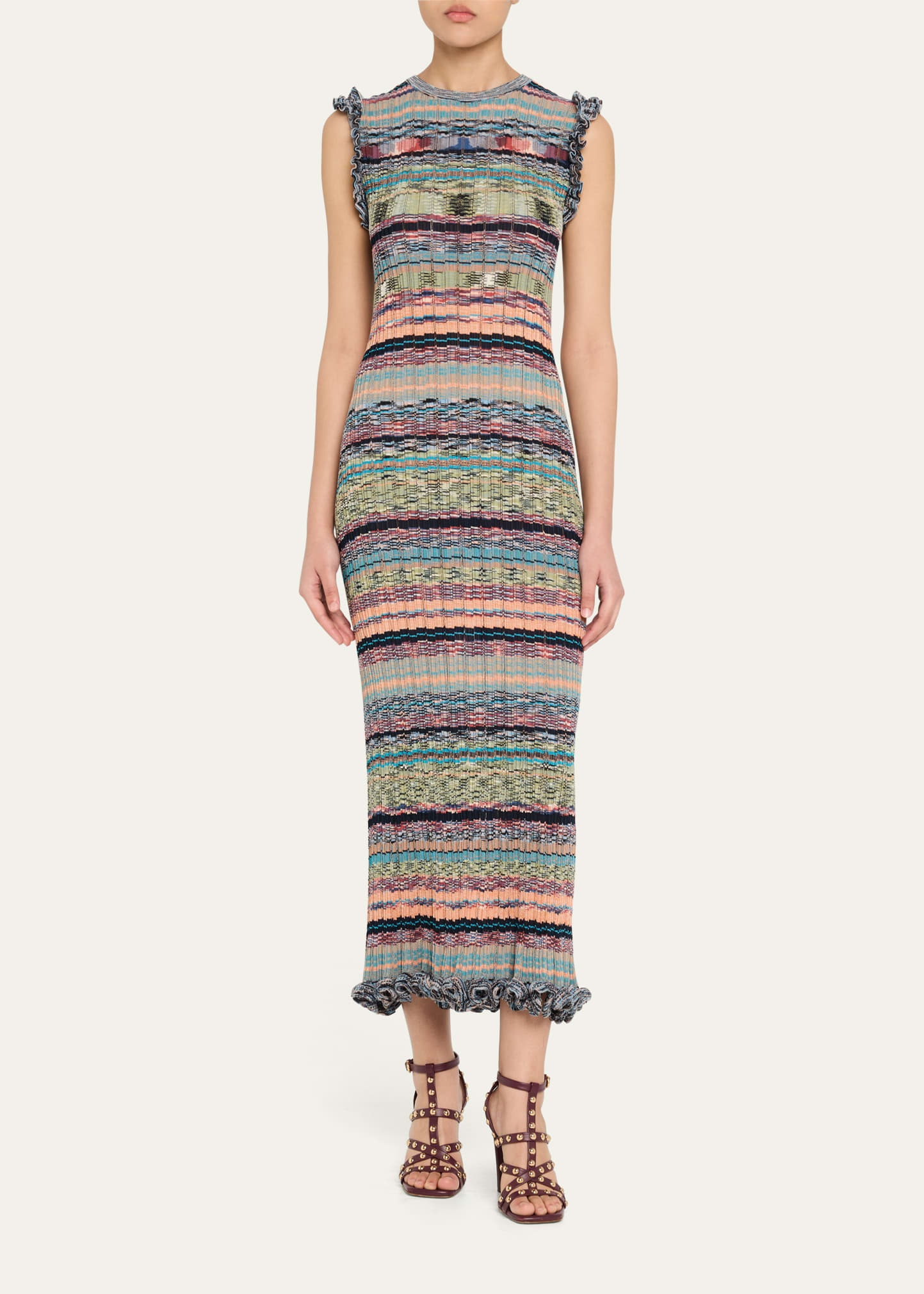 Ajak Sleeveless Knit Midi Dress - 2