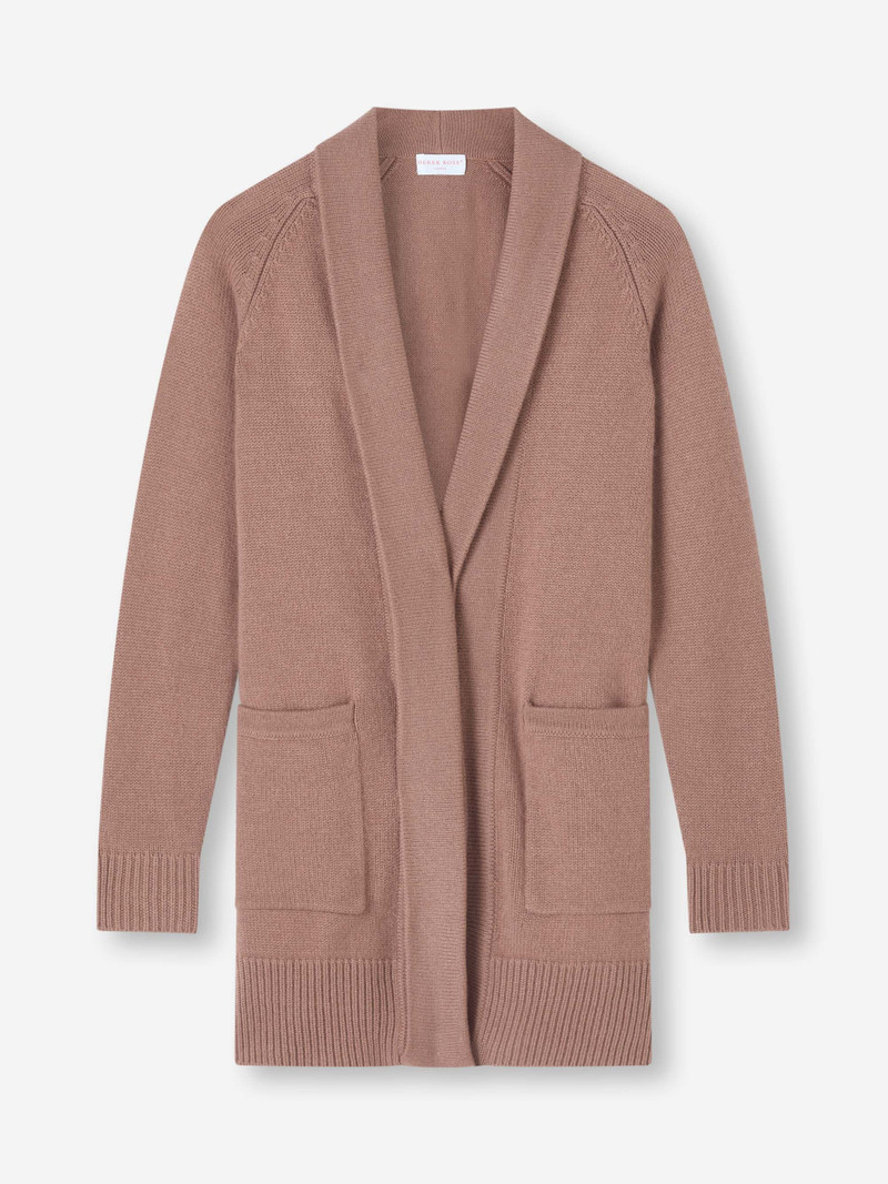 Women's Cardigan Nina Cashmere Rosewood - 1