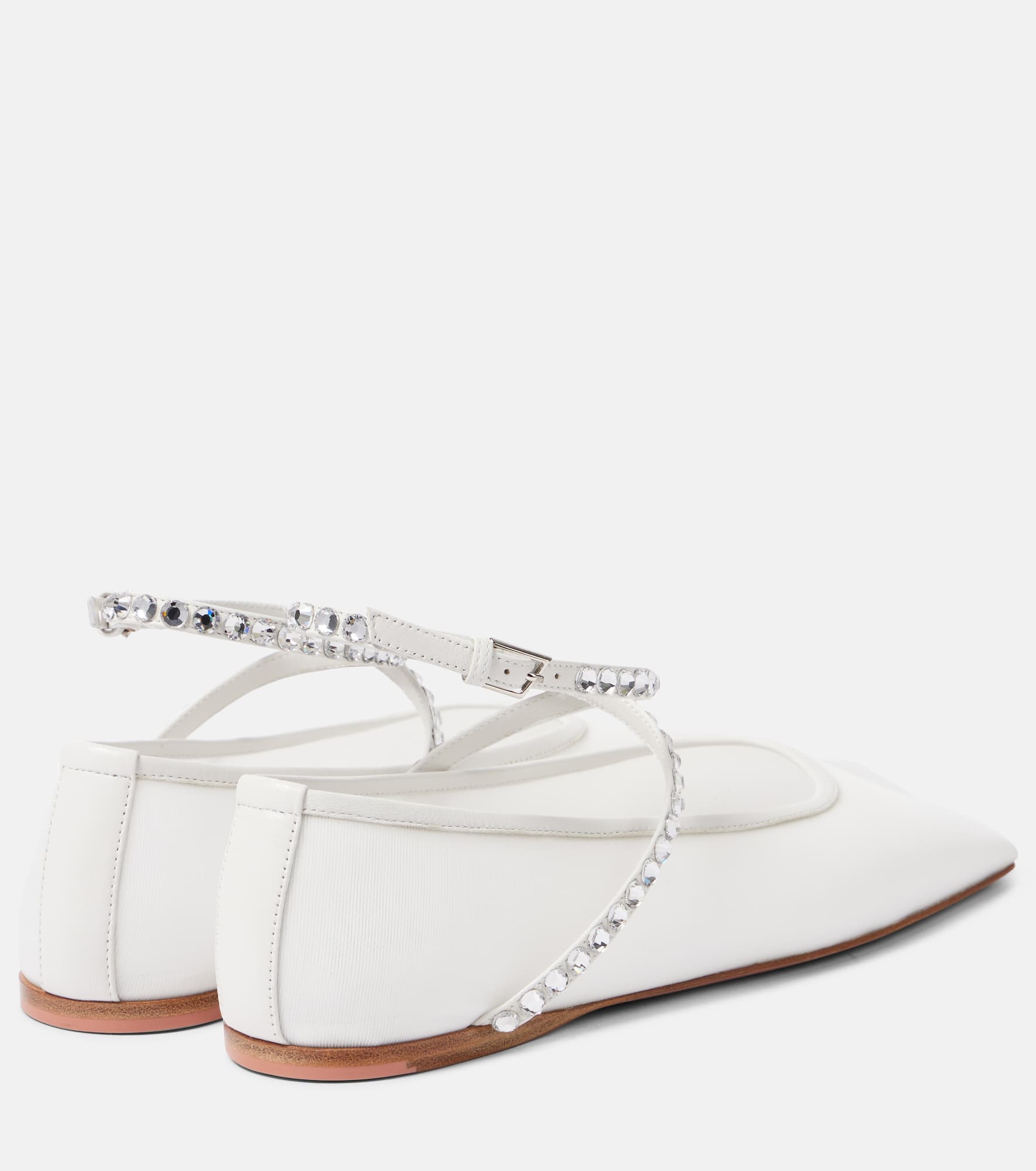 Ane embellished mesh ballet flats - 3