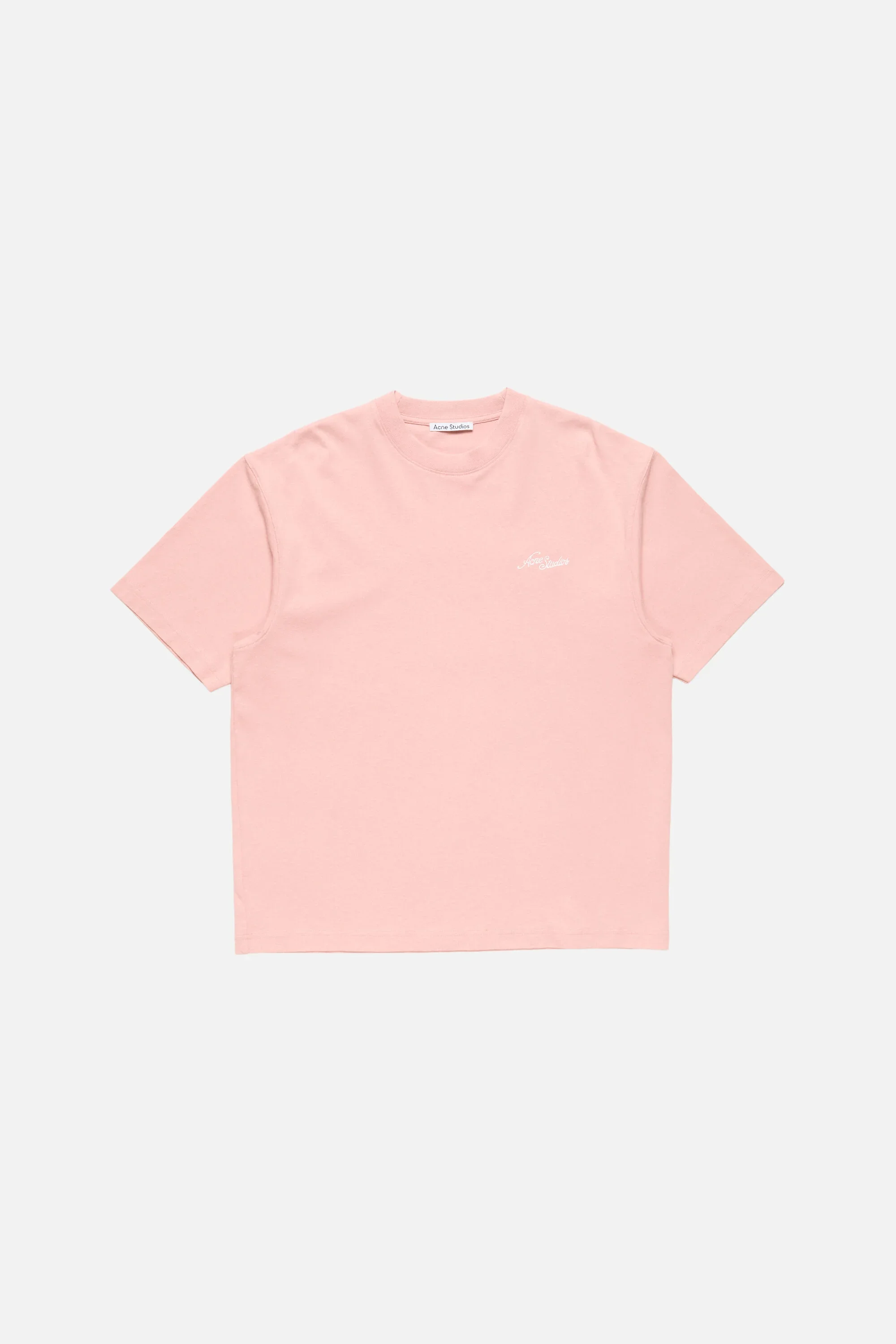 Jersey t-shirt with logo - Faded pink - 1