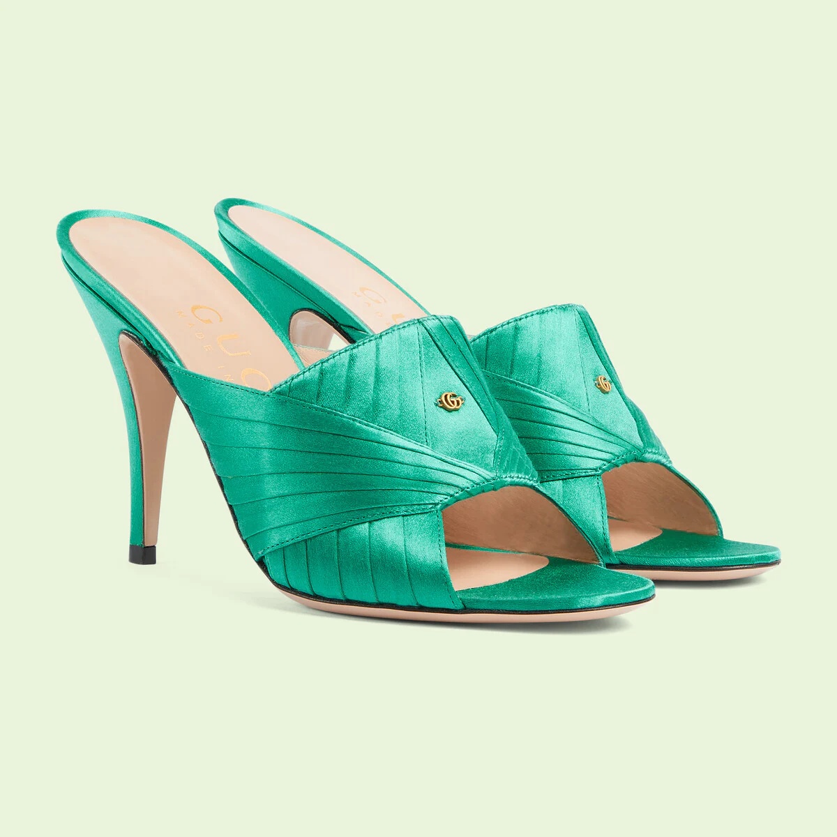 Women's heeled slide sandal - 2