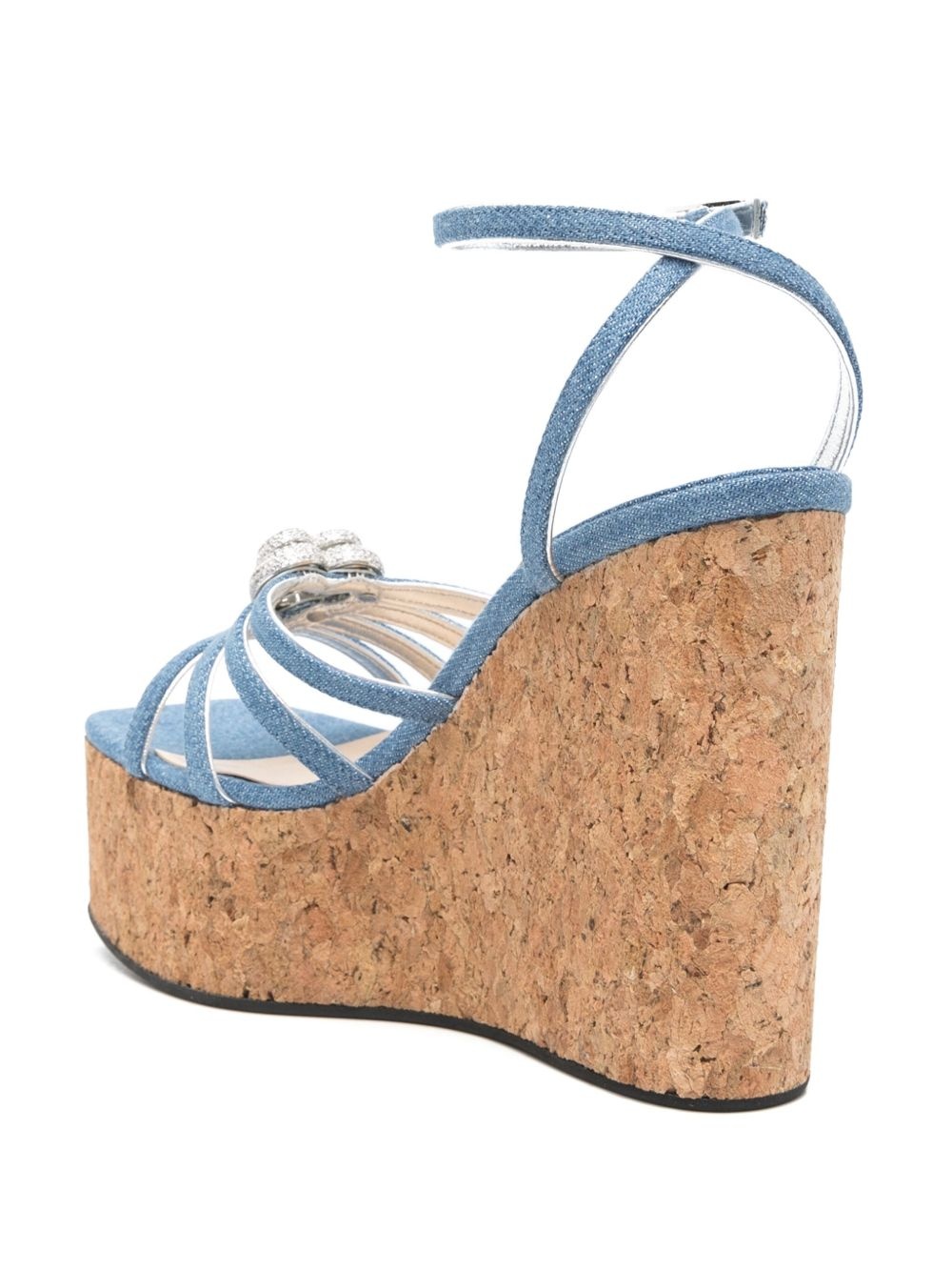 125mm heart-appliqué sandals - 3