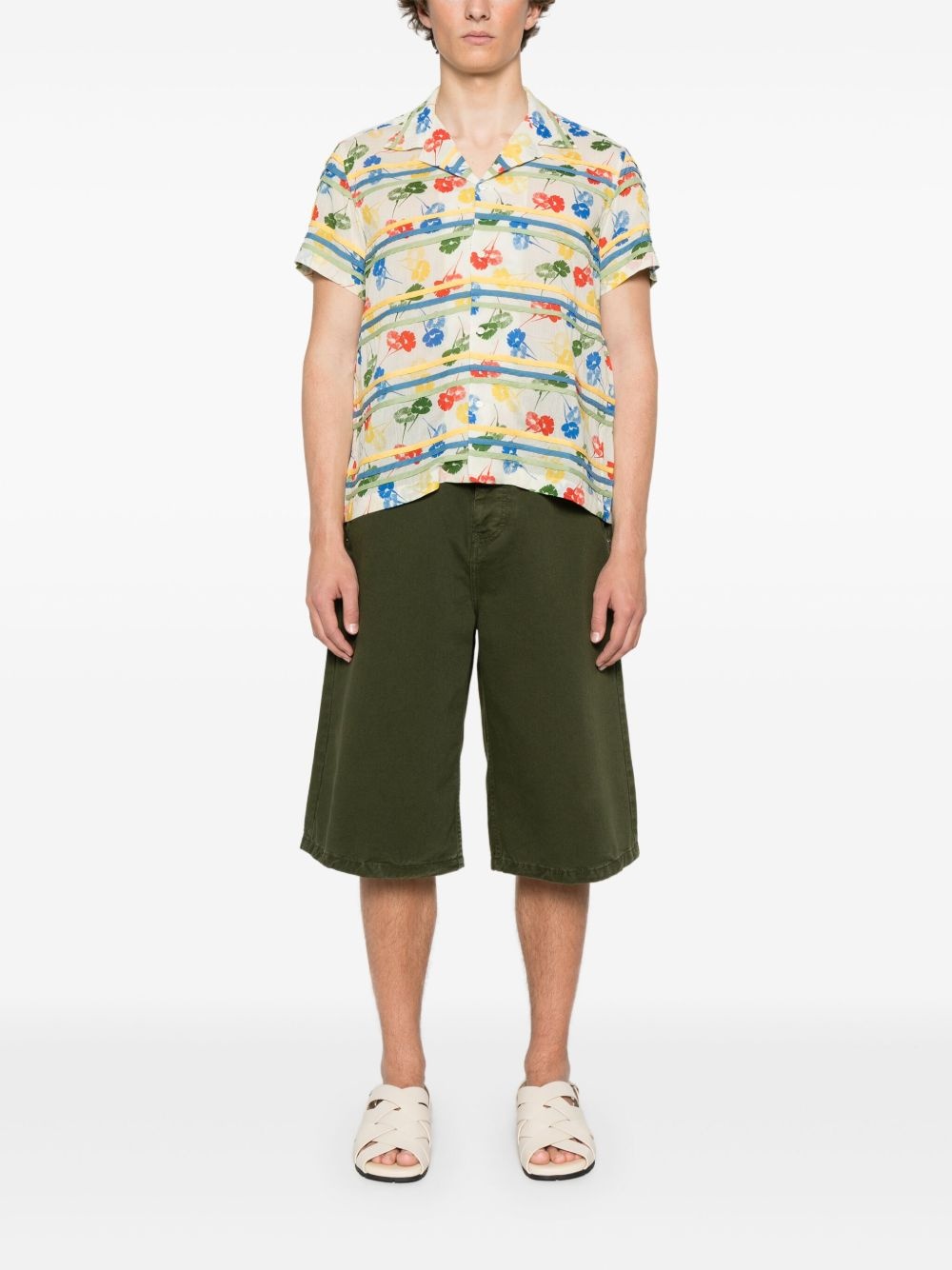 Flower Stamp shirt - 2