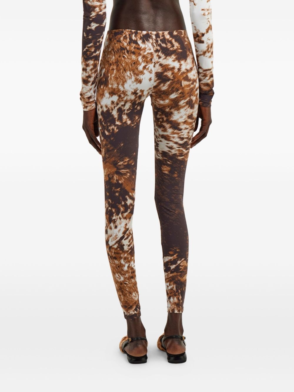 Appaloosa-print leggings - 5