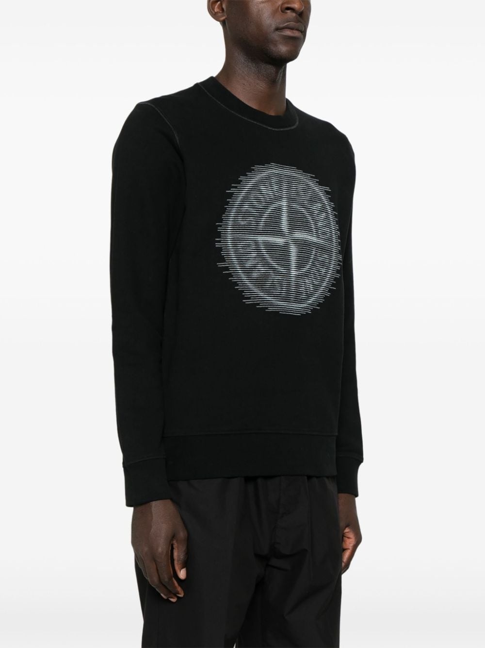 organic-cotton jersey sweatshirt - 3
