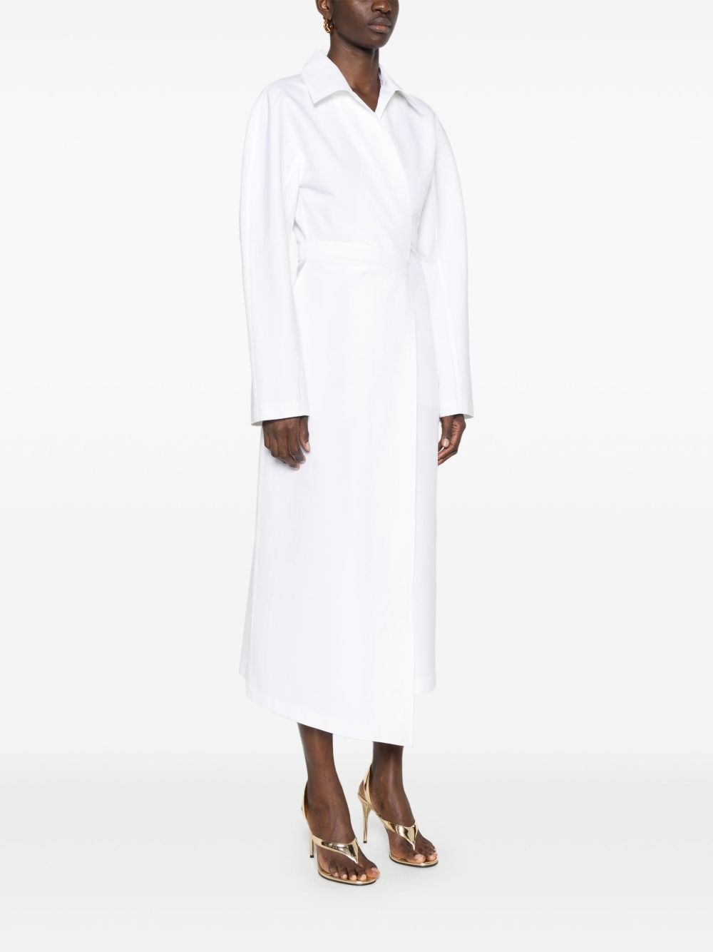 wrap midi dress - 3