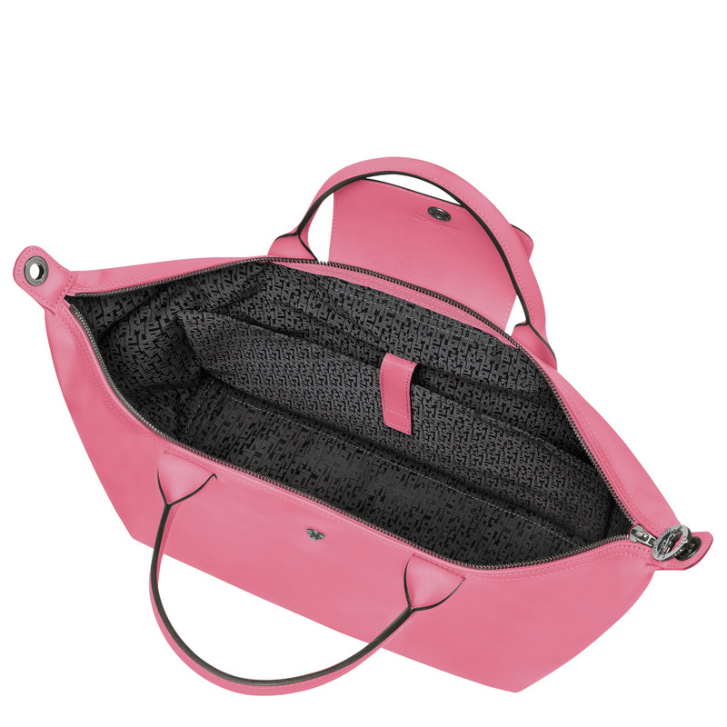 Le Pliage Xtra L Handbag Pink - Leather 5