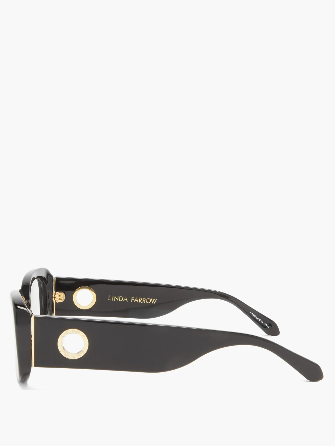 Lola rectangular acetate glasses - 3