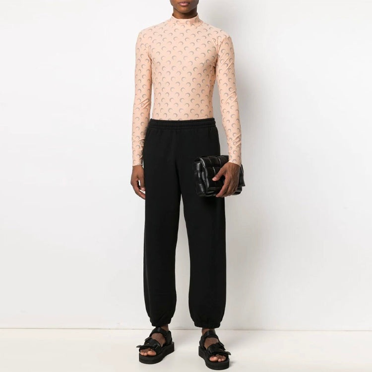 Off-White SS21 Alphabet Logo Printing Arrow Sports Pants Loose Fit Black OMCH029S21FLE0041001 - 2
