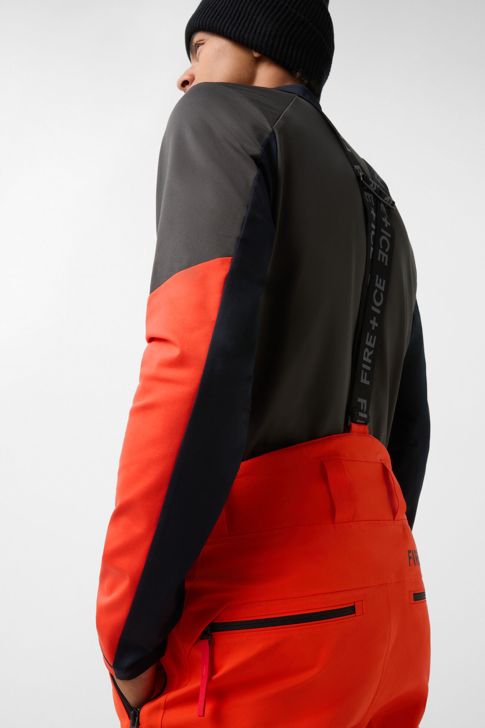 Berkan first layer in Navy blue/Khaki/Orange - 5