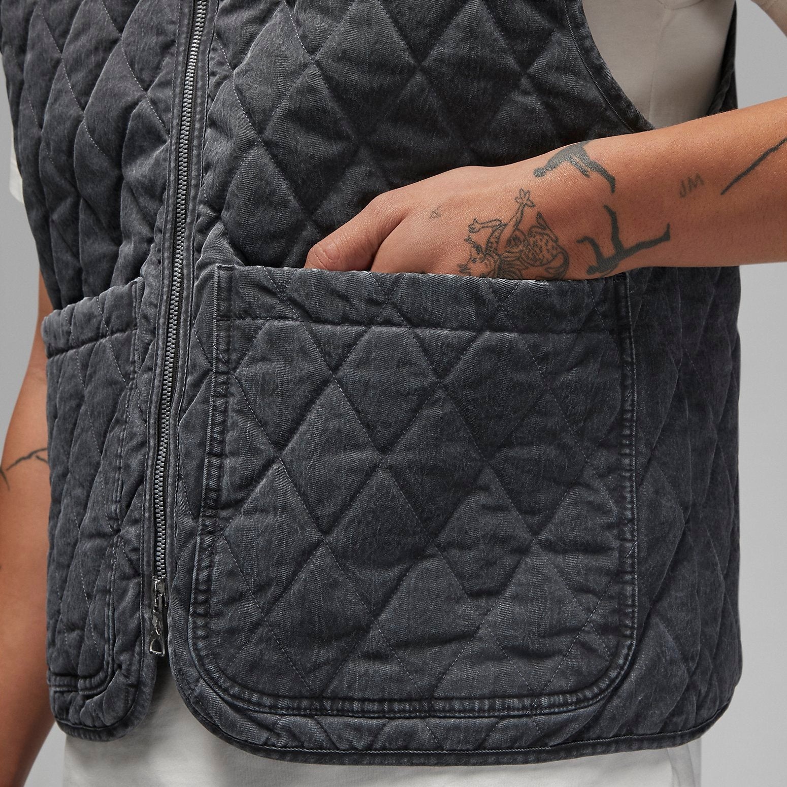 Air Jordan Flight Heritage Vest 'Grey' DV7565-010 - 3