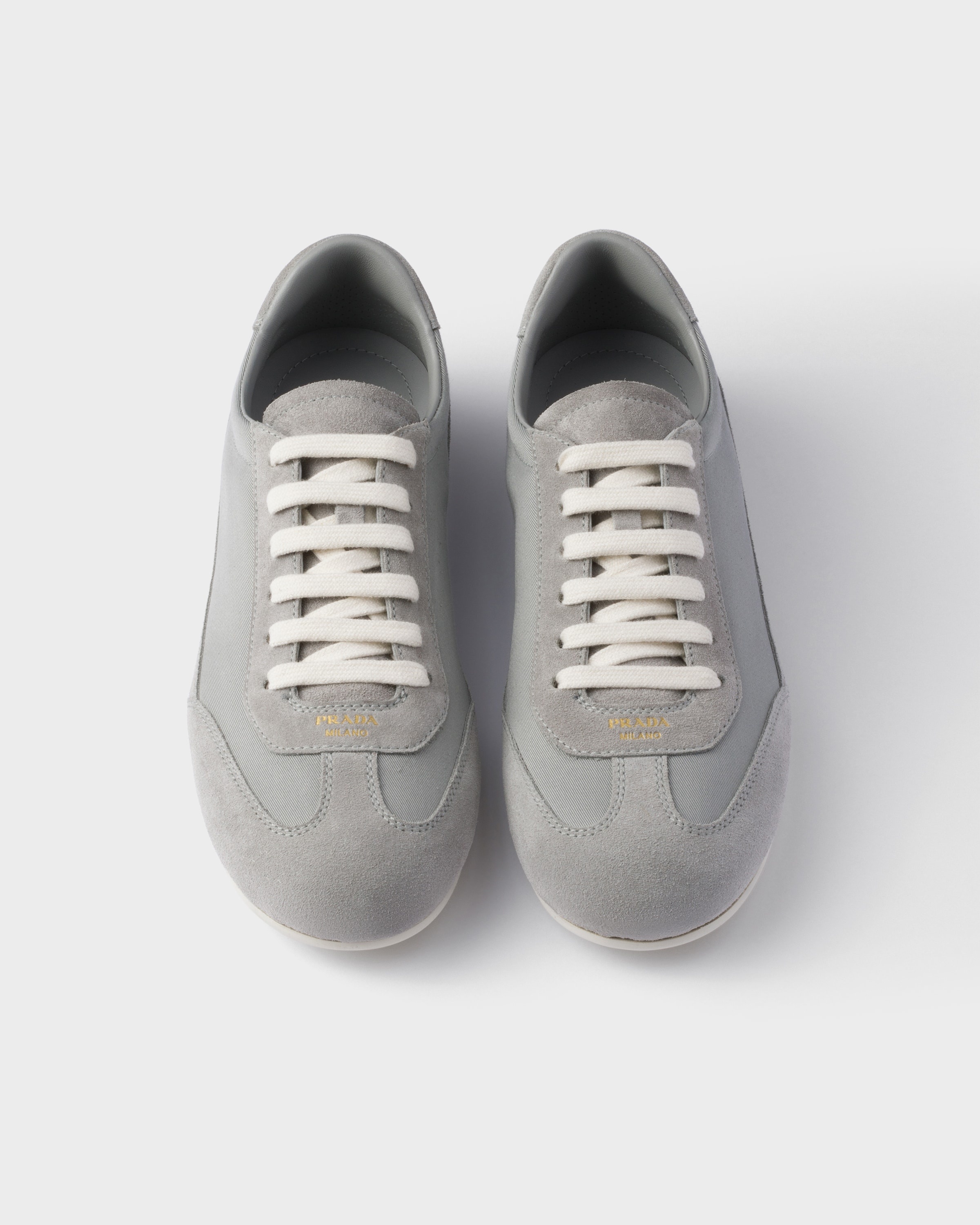 Suede and fabric sneakers - 3