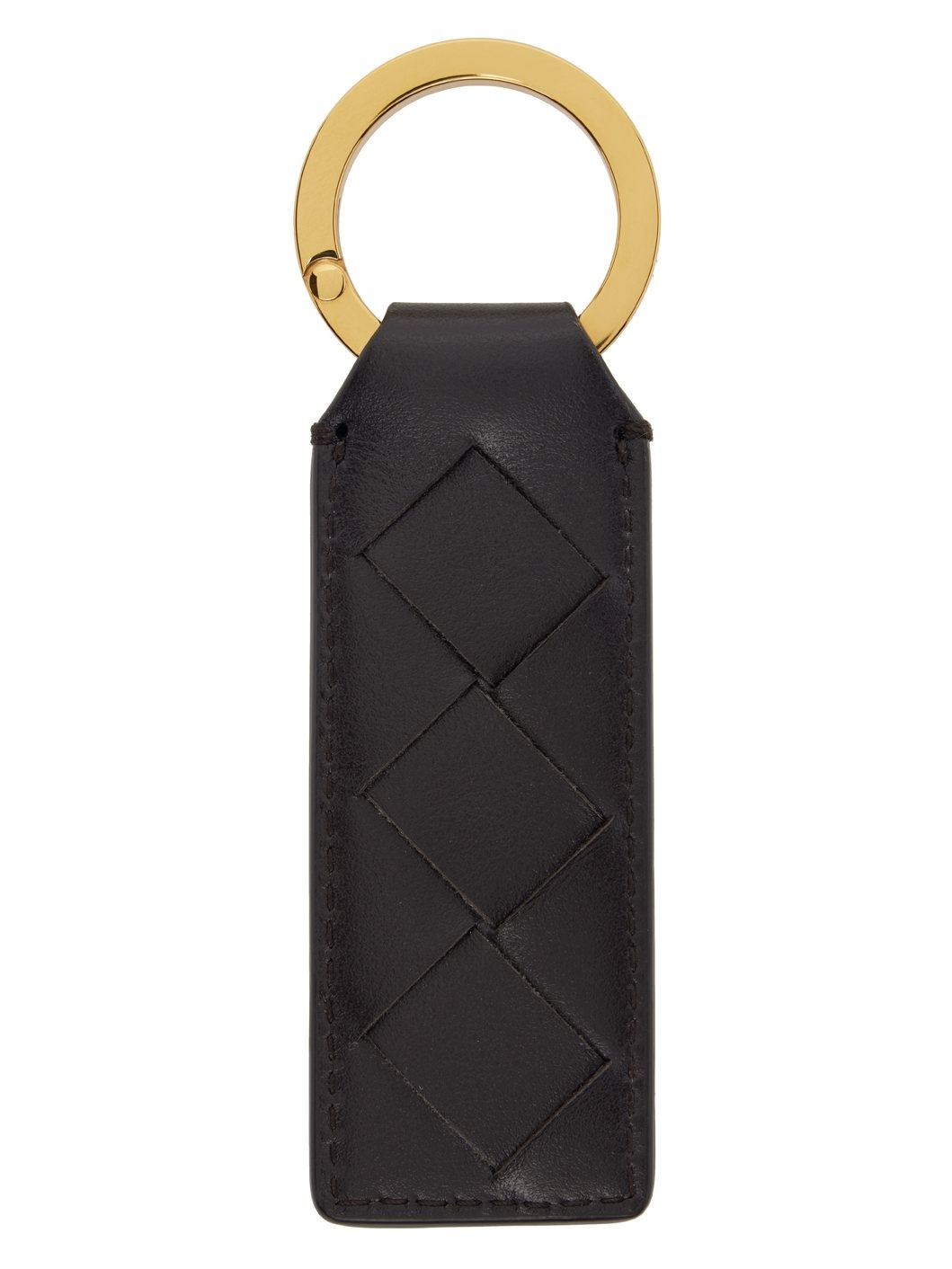 【極美品】BOTTEGA VENETA TAB KEY RING Bottega Veneta Black Tab Key Ring | ssense | REVERSIBLE