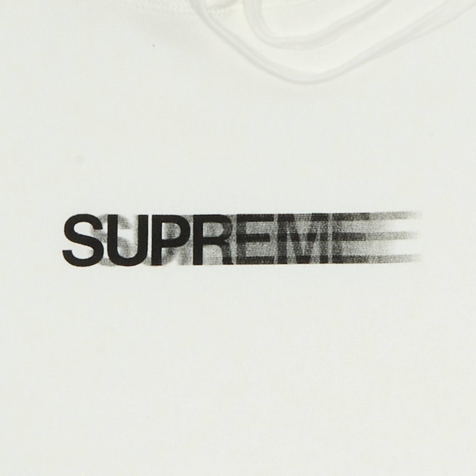 Supreme Motion Logo Hooded Sweatshirt 'White' - 2