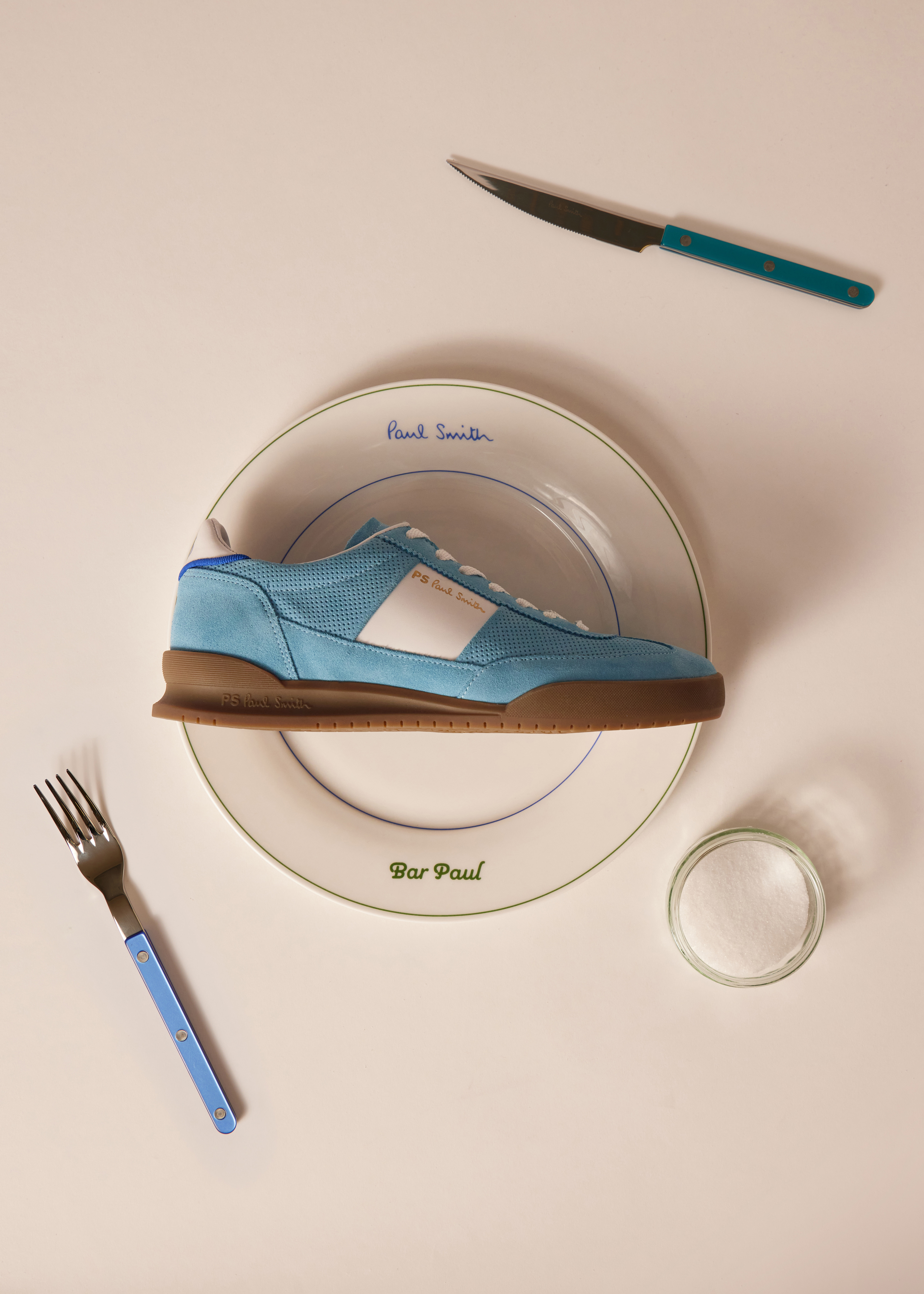 Light Blue Suede 'Dover' Trainers - 2