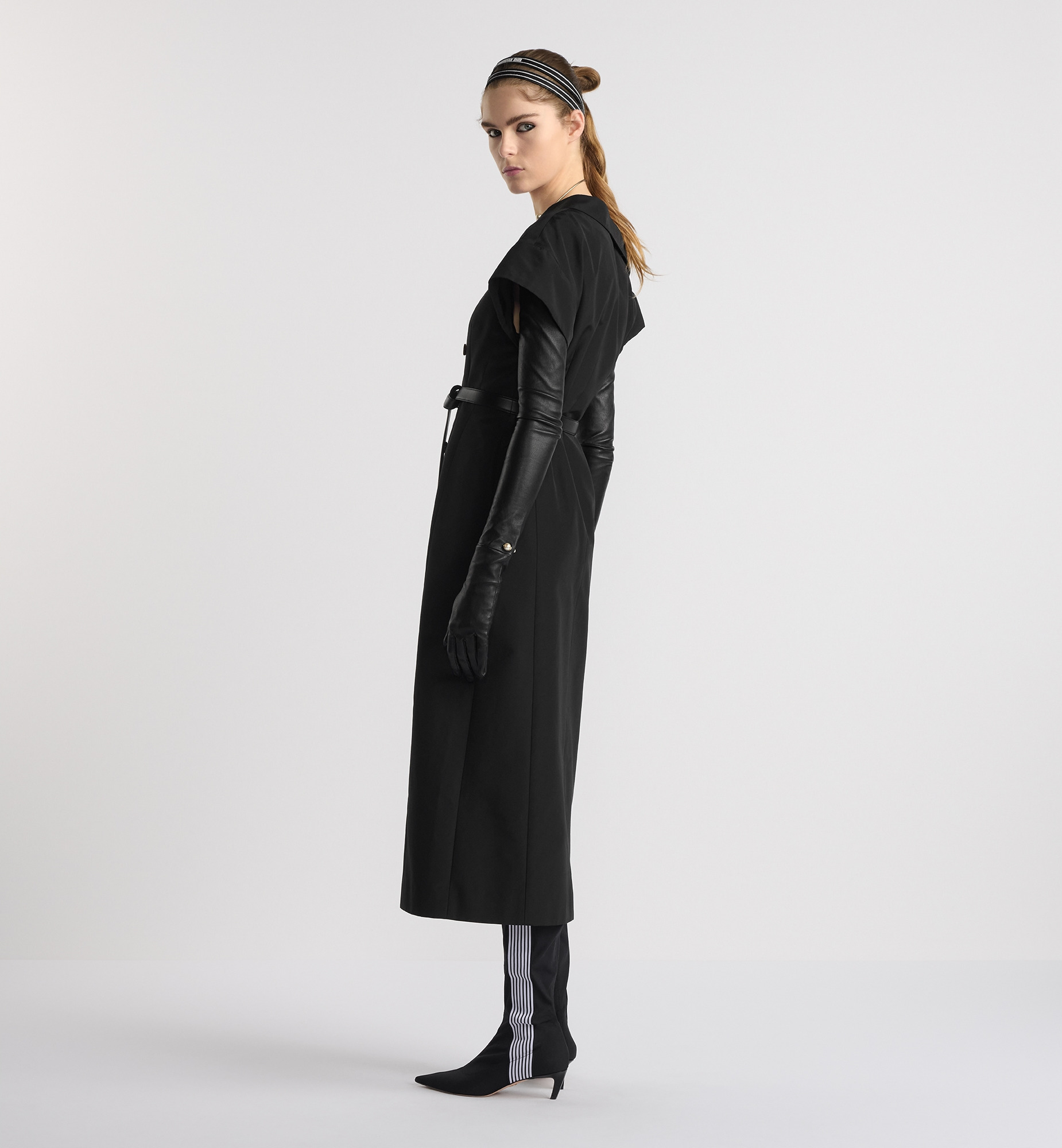 Mid-Length Asymmetric Dress - 3