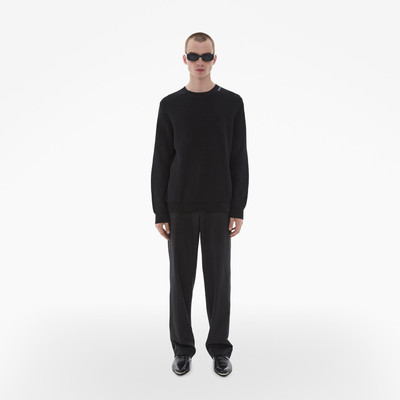 Helmut Lang EMBROIDERED CREWNECK SWEATER outlook