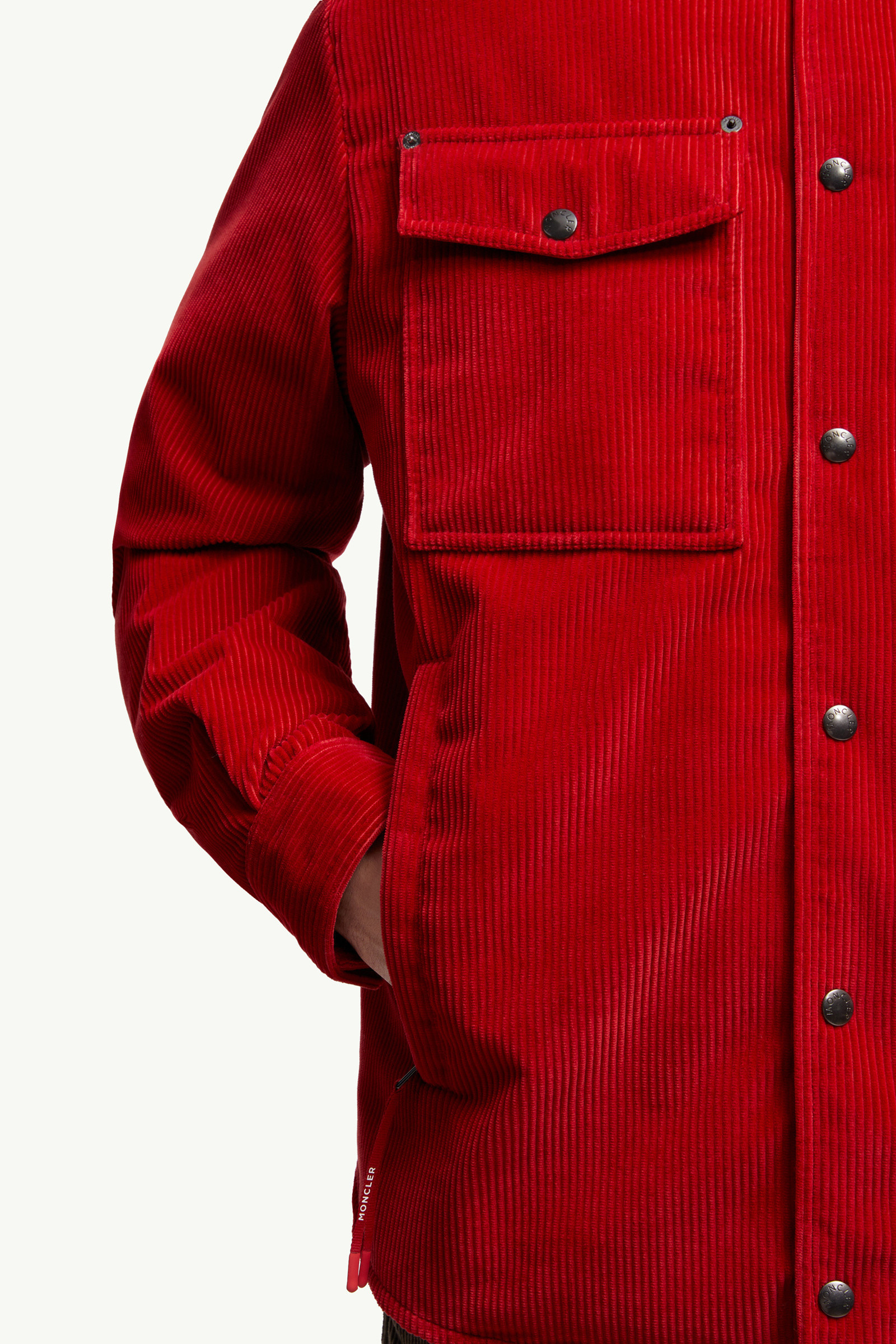 Ambroisie Corduroy Down Shirt Jacket - 6