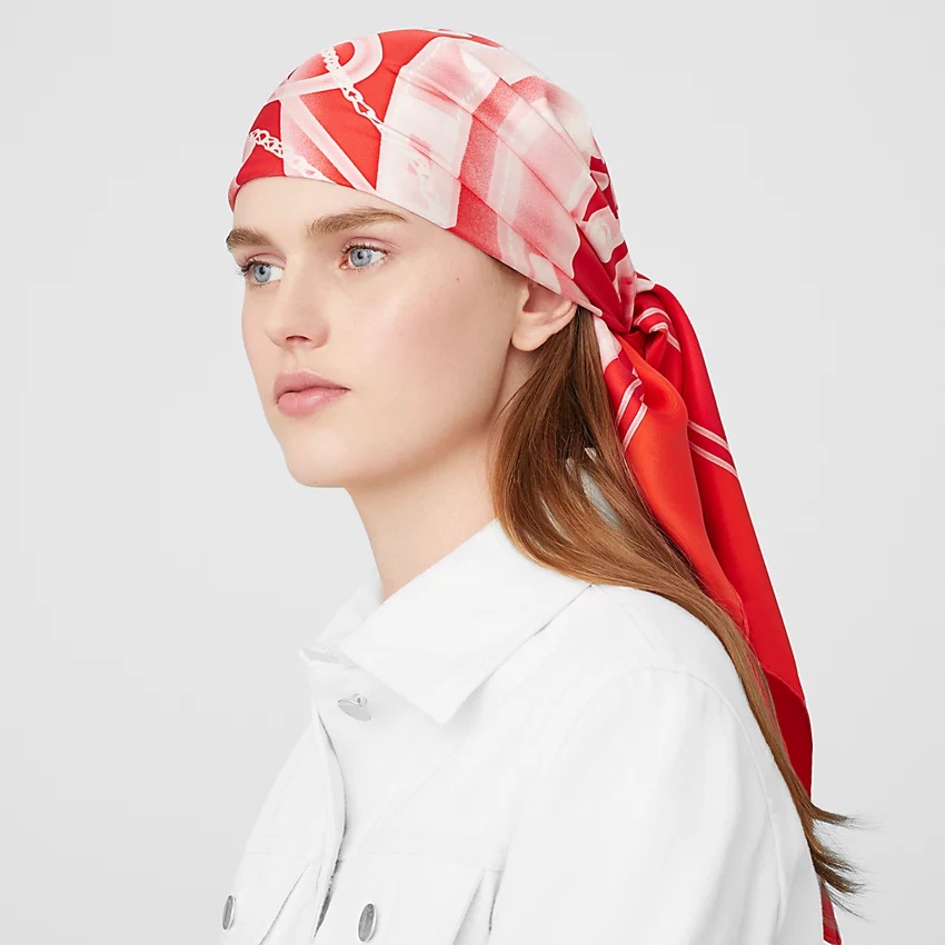 Please, Check-In scarf 90 - 2
