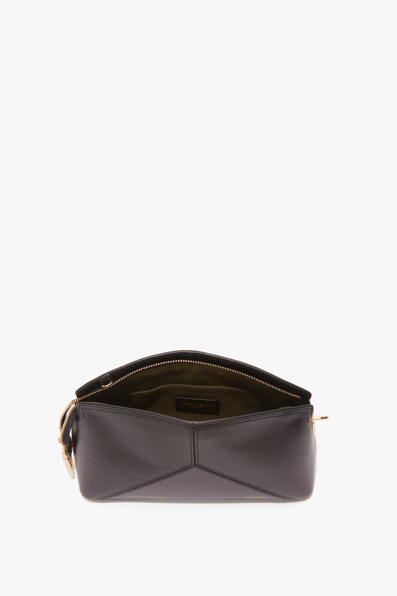 Victoria Crossbody Bag In Black Leather 6