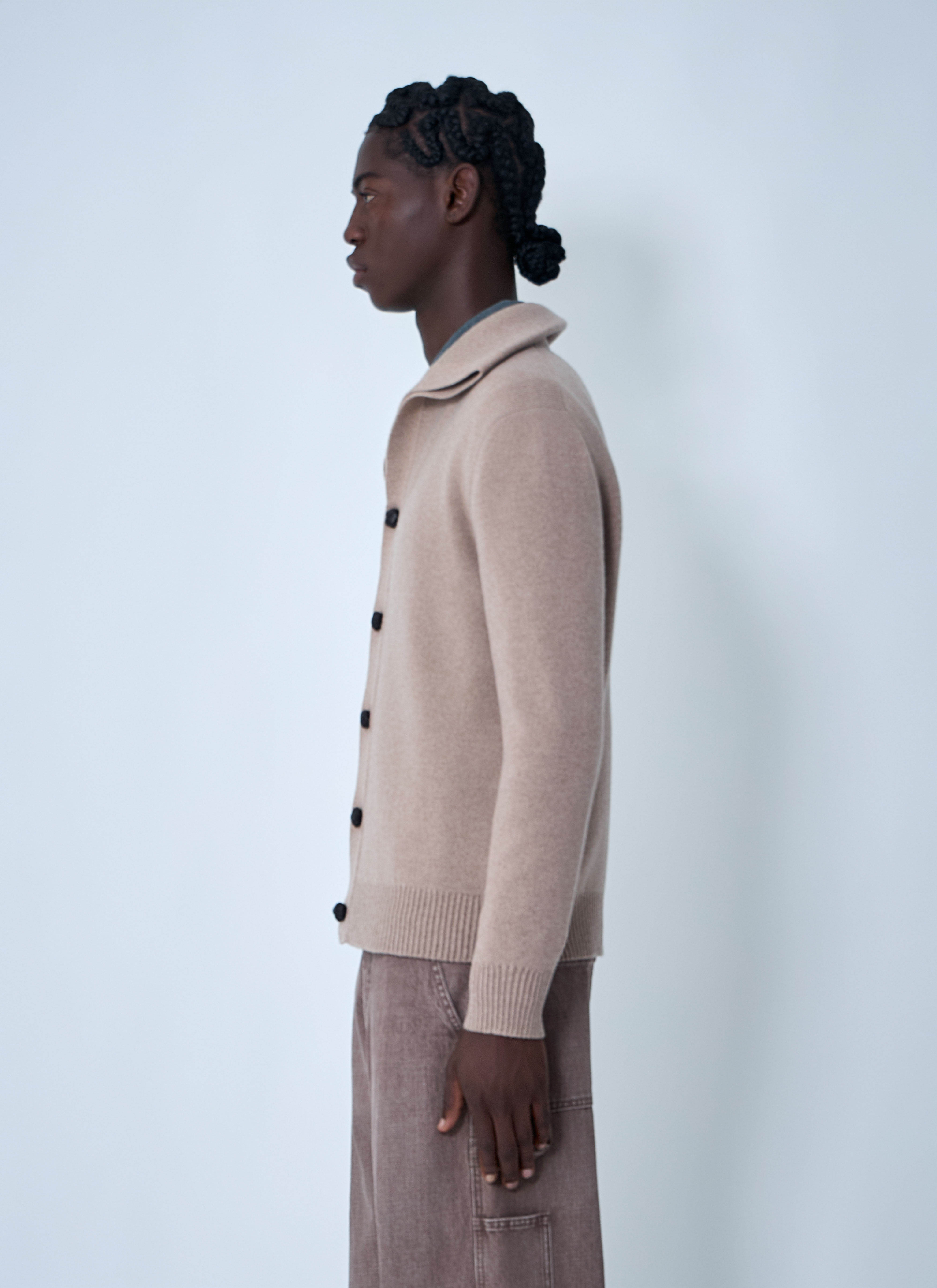 Compact Wool Cardigan - 3