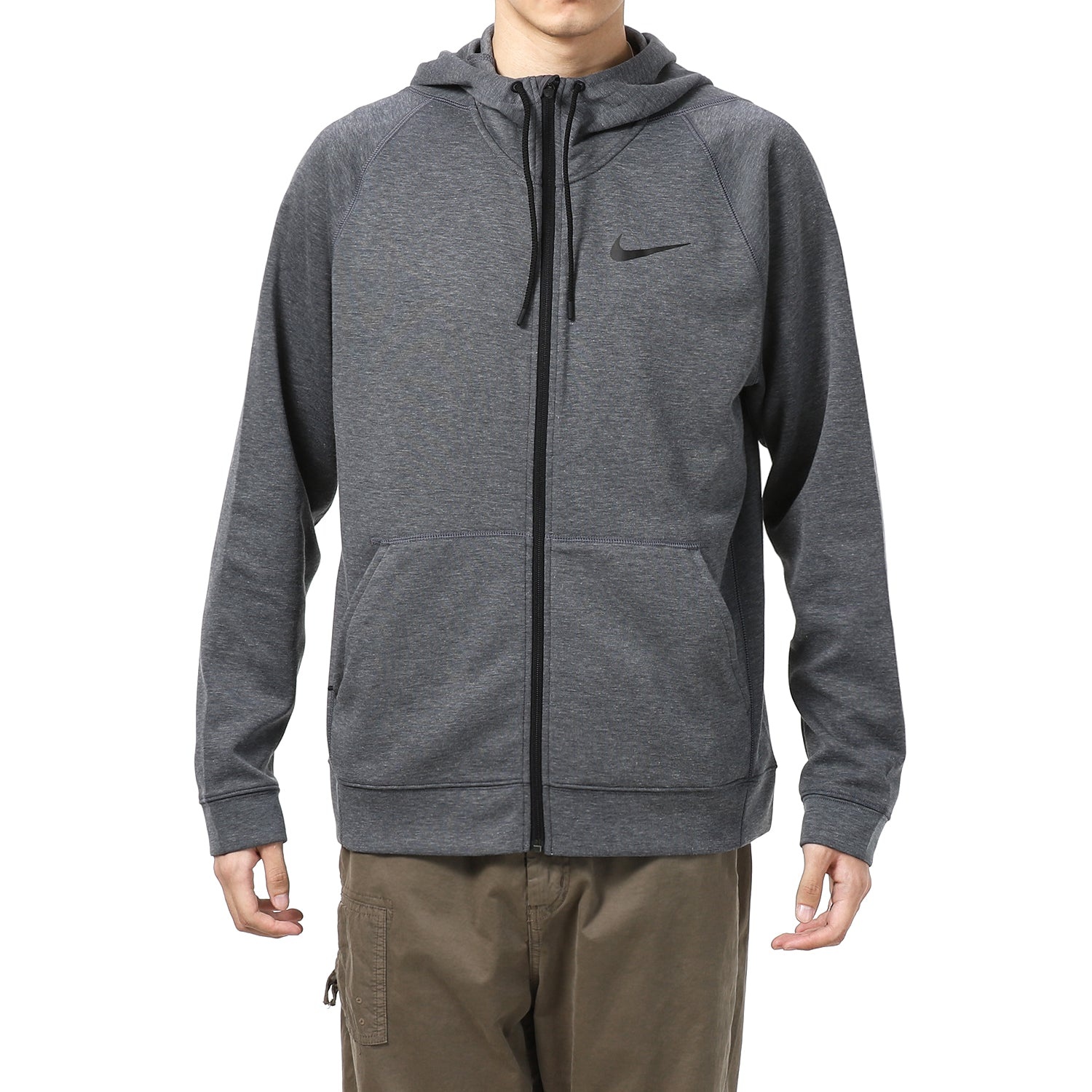 Nike As M Nk Dry Hd Fz Flc Project Full-length zipper Cardigan Training hoodie Jacket Gray CT6011-06 - 4