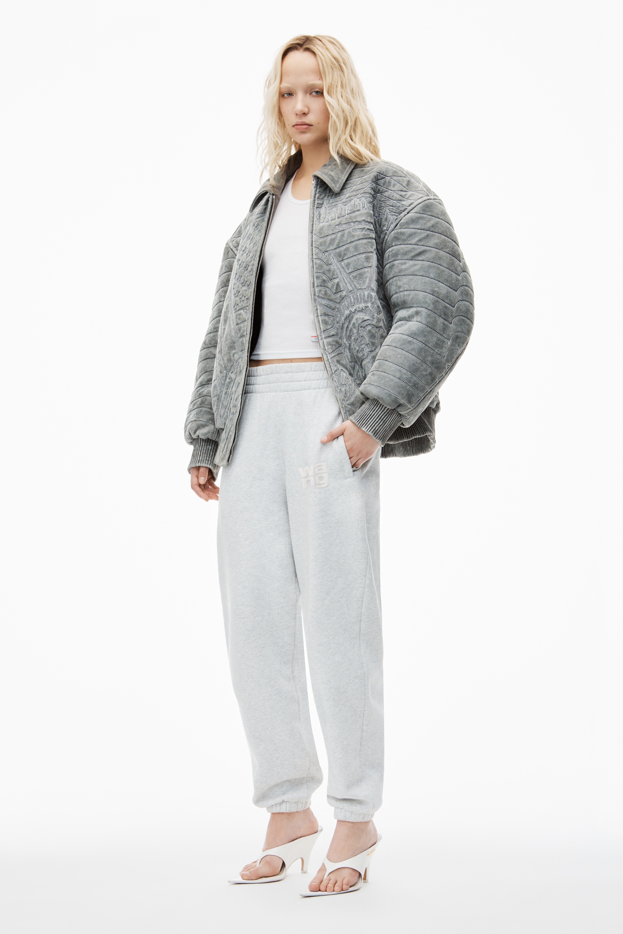 PUFF LOGO SWEATPANT IN STRUCTURED TERRY - 2