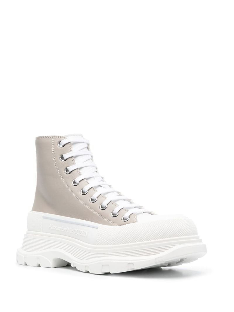 Alexander McQueen Tread Slick lace-up chunky boots outlook