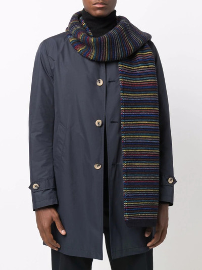 Paul Smith signature stripe lambswool scarf outlook