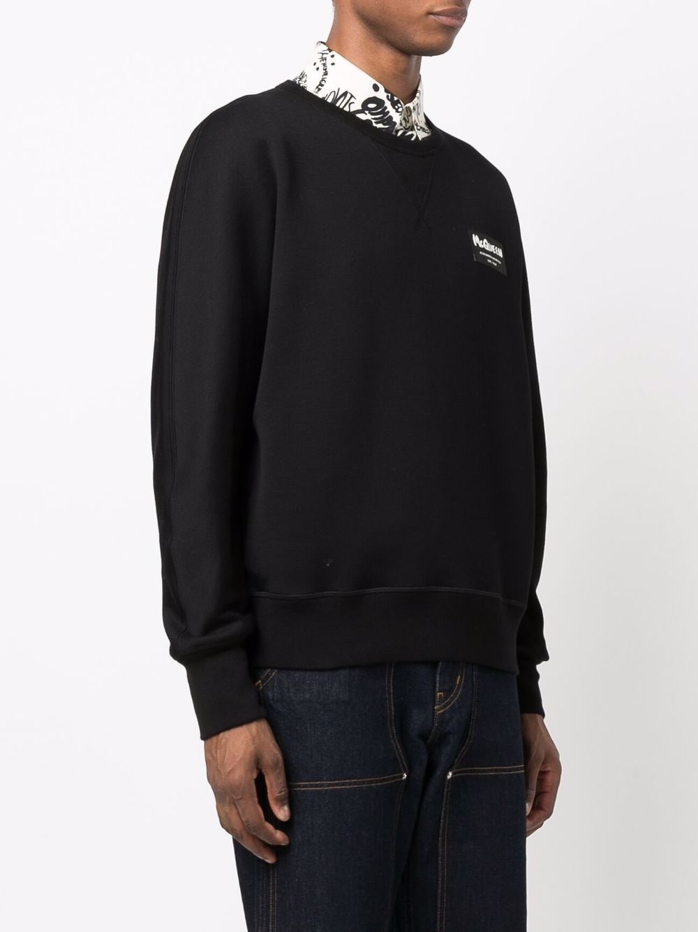 logo-patch sweatshirt - 5