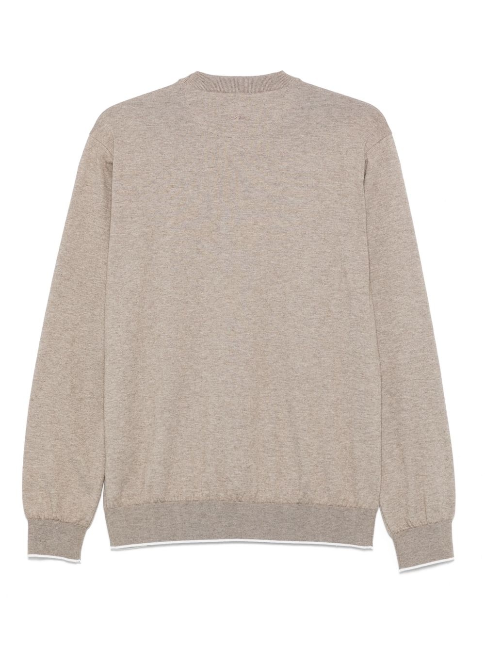 mélange-effect sweatshirt - 2