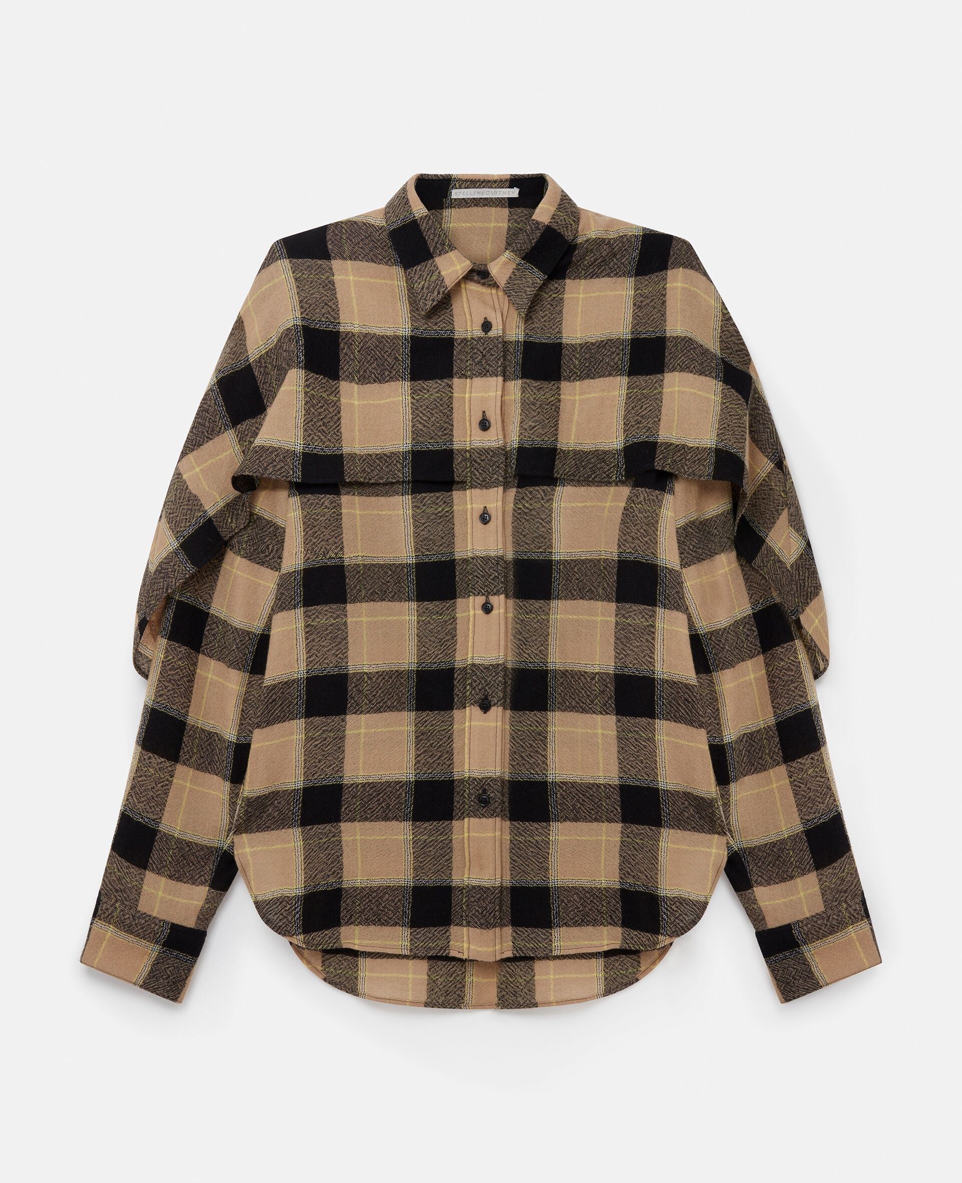 Layered Check Shirt - 1