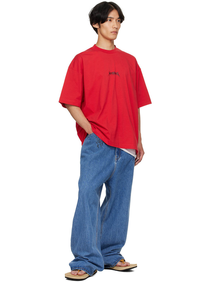 VETEMENTS Red Metal Logo Regular T-shirt outlook