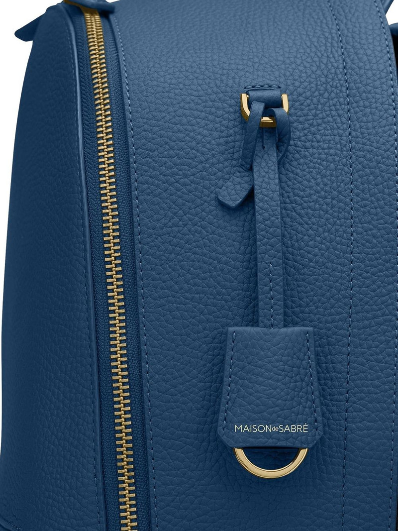 zip leather backpack 5