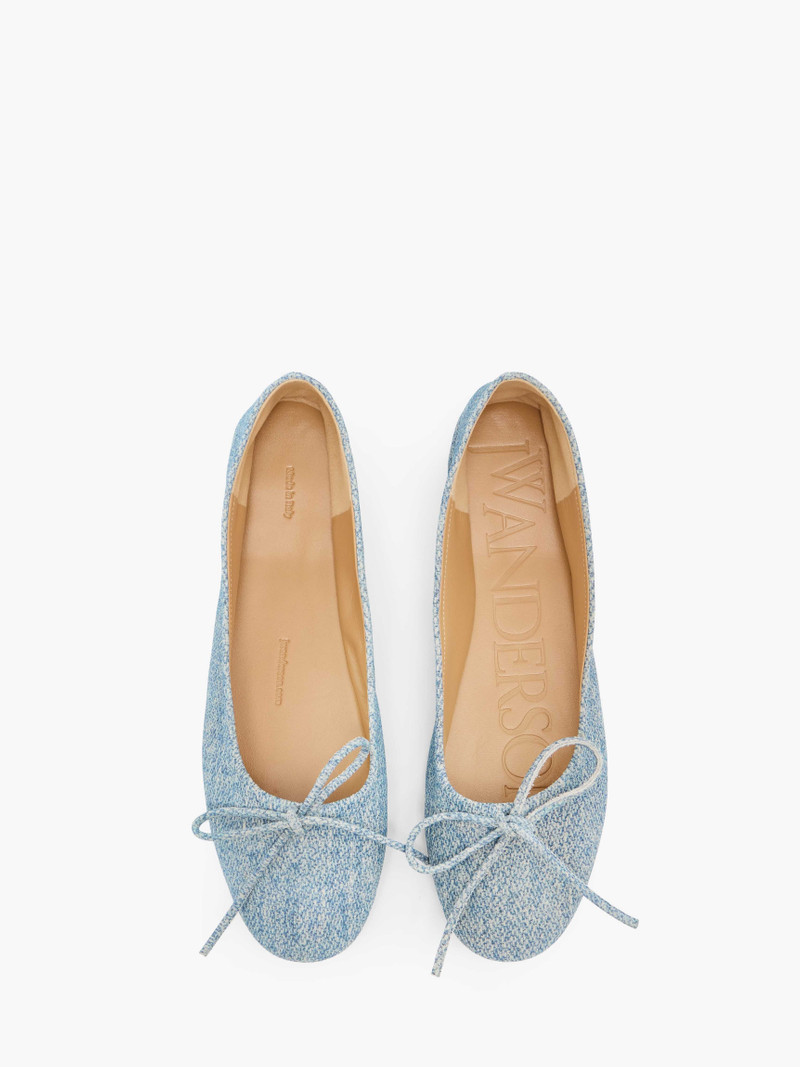 ROUND-TOE SUEDE BALLERINAS 4