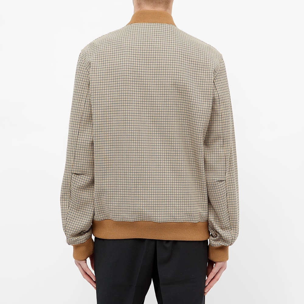 A.P.C. Gaston Checked Bomber Jacket - 4