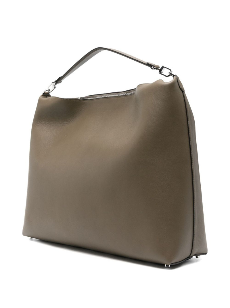 TOTEME Bevel leather shoulder bag outlook