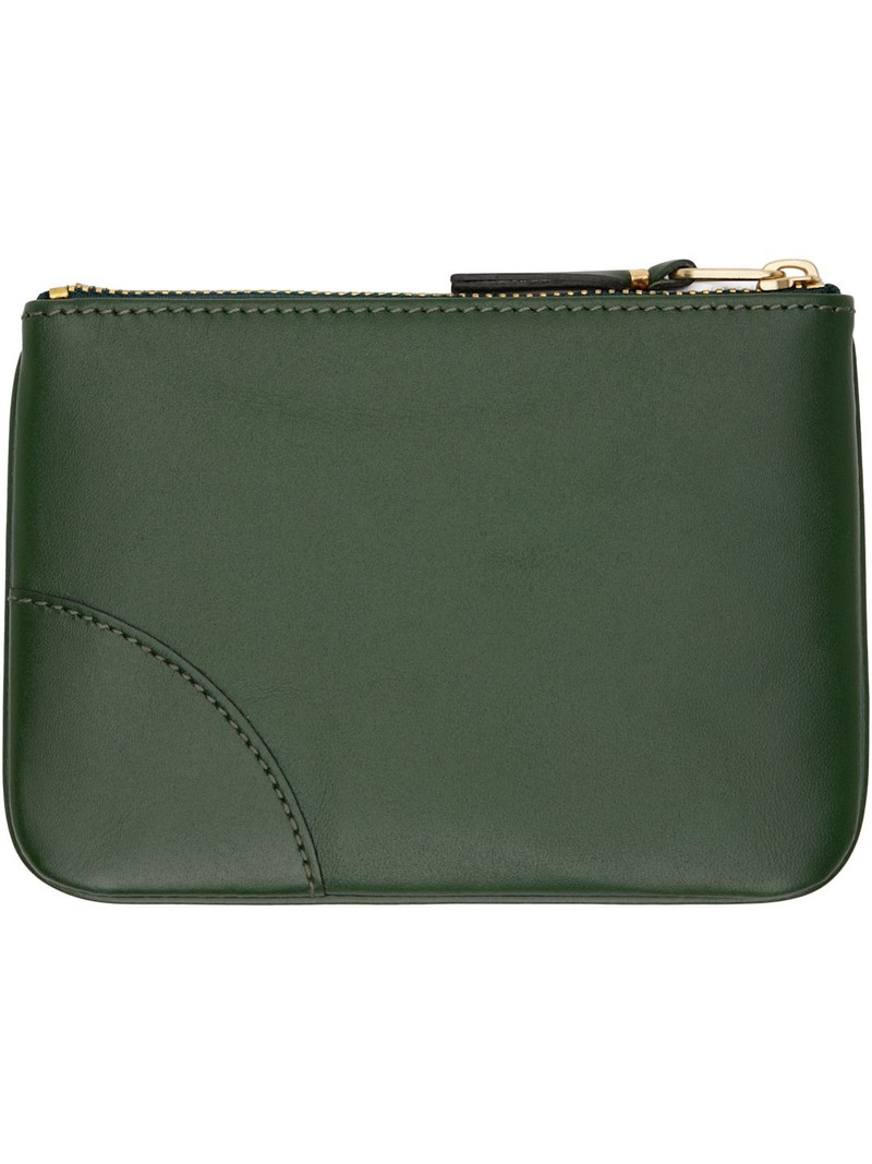 Comme Des Garçons Green Classic Group Card Holder outlook